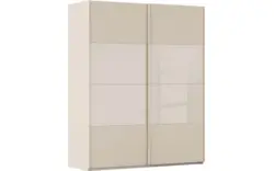 Goossens kledingkast finca combi glans mat glas bruin hoogwaardig meubelplaat - 8244446-{merk}-finca-combi-sts-bruin-schuifdeuren-02